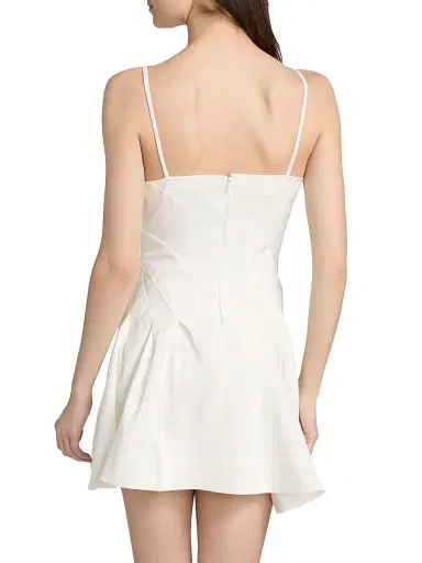 Acler Women's Warra Floral-Appliqué Linen A-Line Minidress - | Thumbnail 5