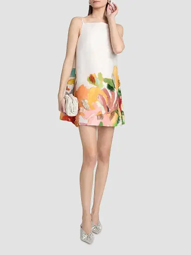ACLER Women's Forever Young Java Bead-Embellished Printed Minidress - Mixed Floral - Size 12 | Thumbnail 2