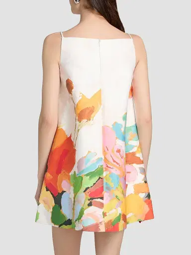 ACLER Women's Forever Young Java Bead-Embellished Printed Minidress - Mixed Floral - Size 12 | Thumbnail 5