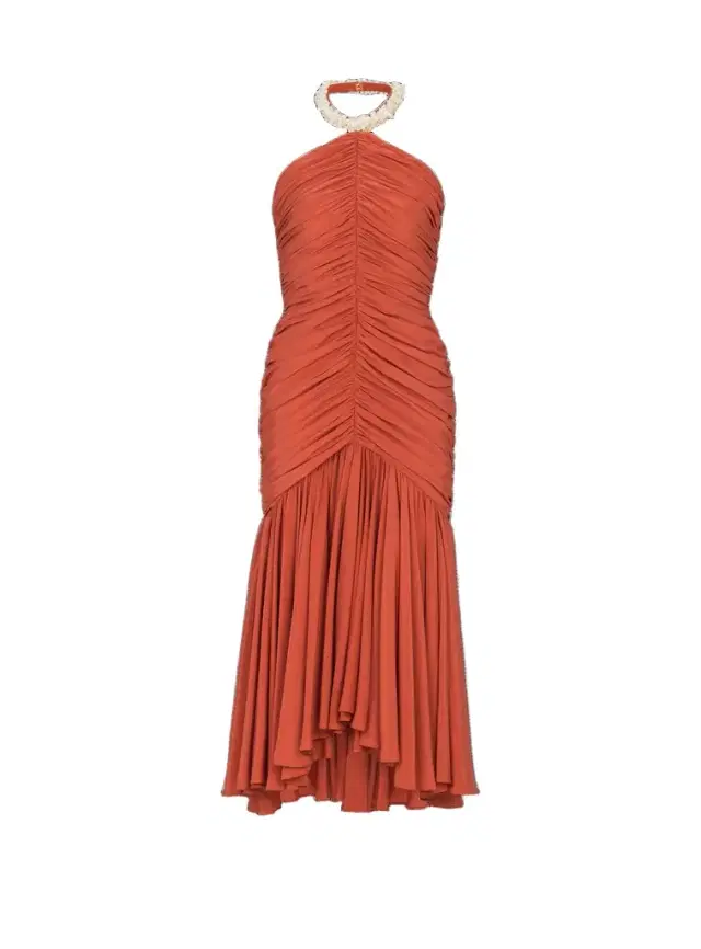 Crepe shell dress