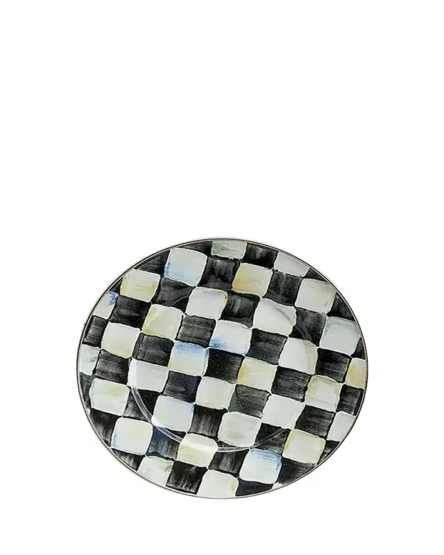 MacKenzie-Childs Courtly Check Salad Plate