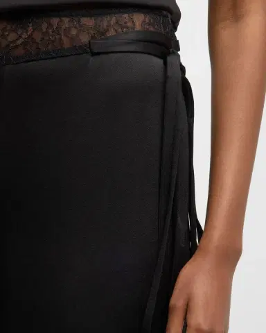 Jason Wu Straight-Leg Lace-Trim Pants | Thumbnail 4