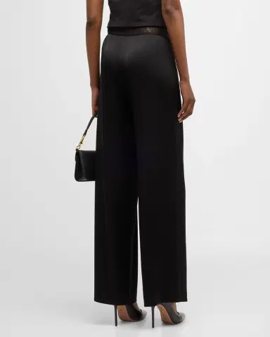 Jason Wu Straight-Leg Lace-Trim Pants | Thumbnail 5