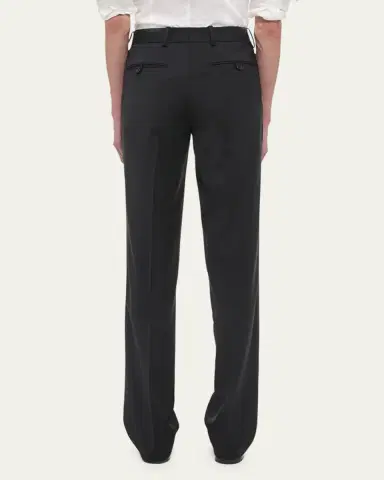 Helmut Lang Wool Flat Front Pants | Thumbnail 3