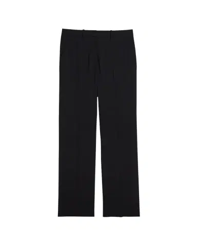 Helmut Lang Wool Flat Front Pants | Thumbnail 1
