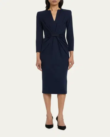 Giorgio Armani Tab Front Jersey Dress | Thumbnail 2