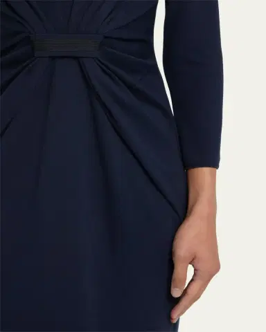 Giorgio Armani Tab Front Jersey Dress | Thumbnail 5
