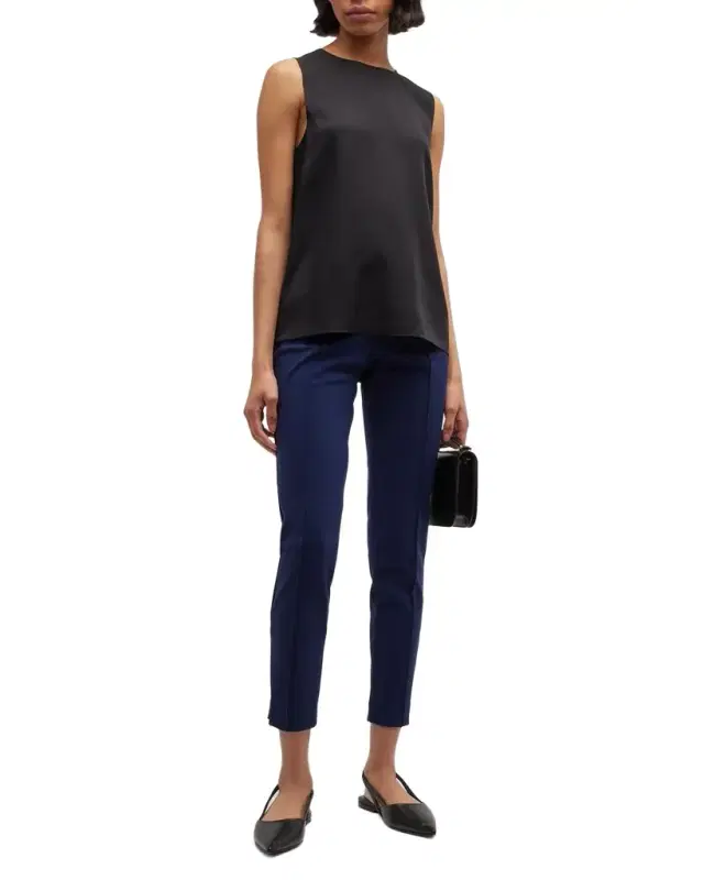 Silk Straight Shell Top
