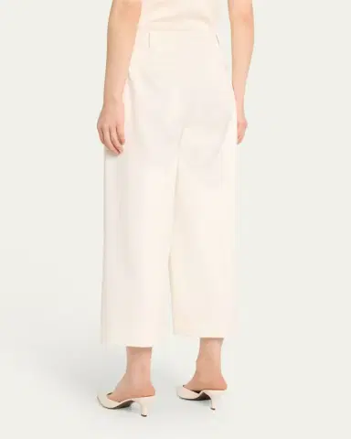 Kobi Halperin Melody Cropped Straight-Leg Twill Pants | Thumbnail 3 Kobi Halperin Melody Cropped Straight-Leg Twill Pants | Thumbnail 3