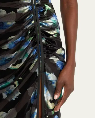 Ramy Brook Hallie Floral Velvet Midi Dress | Thumbnail 5 Ramy Brook Hallie Floral Velvet Midi Dress | Thumbnail 5