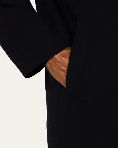 Giorgio Armani Men's Crepe Wool Topcoat | Thumbnail 5