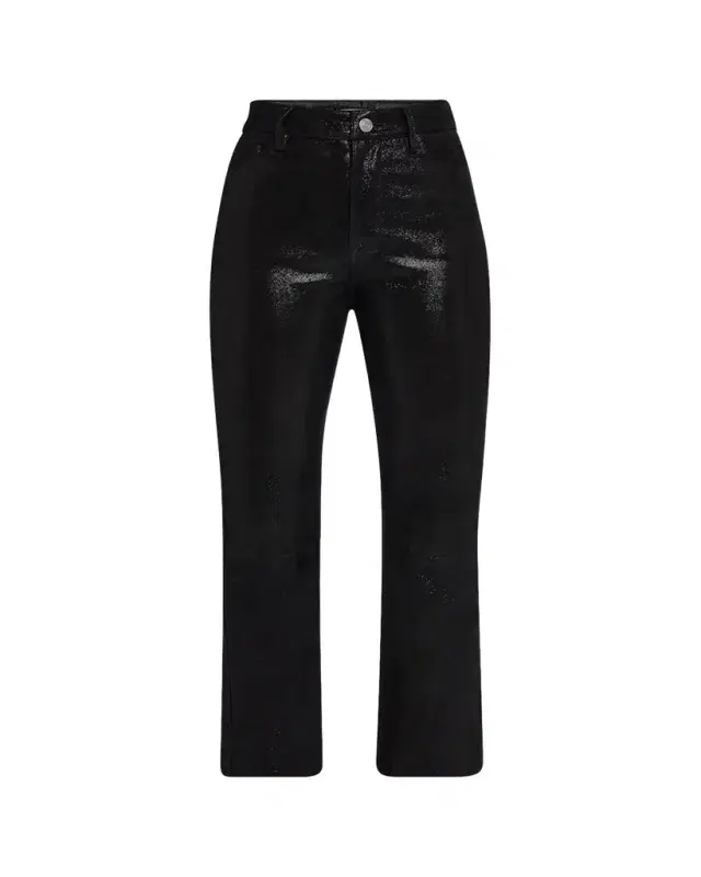 FRAME Le Crop Mini Boot Leather Pants