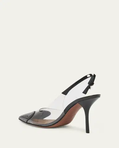 Alaïa Coeur Clear Patent Heart-Toe Slingback Pumps | Thumbnail 2 Alaïa Coeur Clear Patent Heart-Toe Slingback Pumps | Thumbnail 2