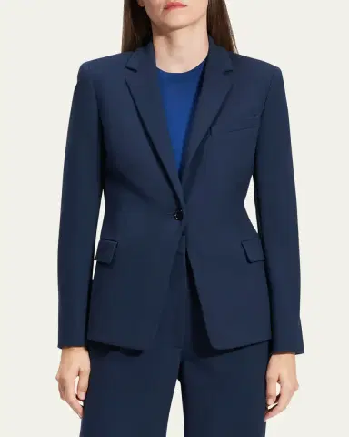 Theory Ponte Slim-Fit Blazer | Thumbnail 4