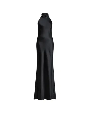Ralph Lauren Collection Chilton Stretch Satin Evening Dress | Thumbnail 1