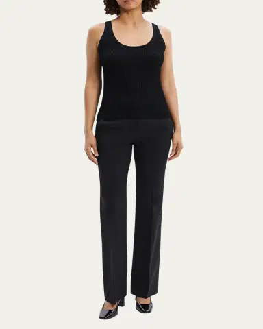 Theory Scoop-Neck Ribbed Tank Top | Thumbnail 2