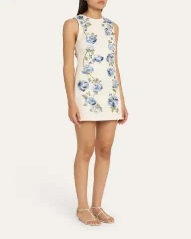 ALICE + OLIVIA Clyde Embellished Shift Dress | Thumbnail 4 ALICE + OLIVIA Clyde Embellished Shift Dress | Thumbnail 4