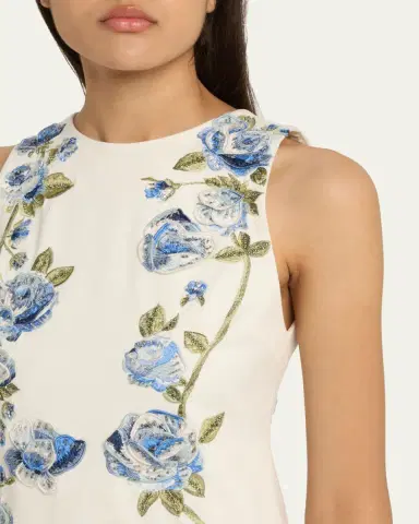 ALICE + OLIVIA Clyde Embellished Shift Dress | Thumbnail 5 ALICE + OLIVIA Clyde Embellished Shift Dress | Thumbnail 5