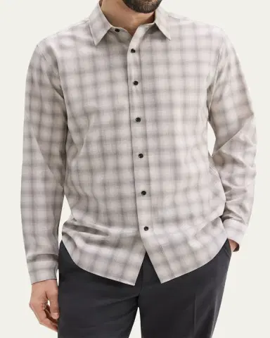 Theory Men's Irving Check Sport Shirt | Thumbnail 4