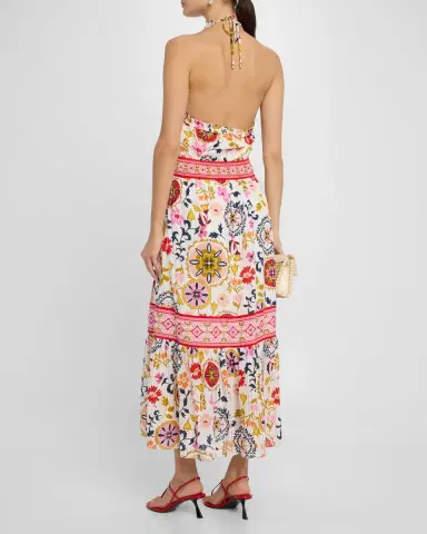 Ramy Brook Delia Halter Midi Dress | Thumbnail 2