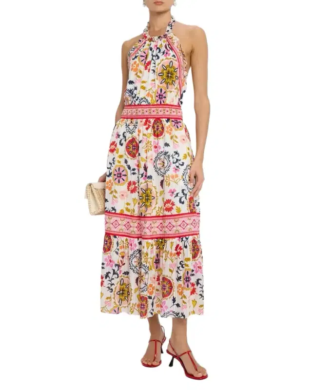 Delia Halter Midi Dress