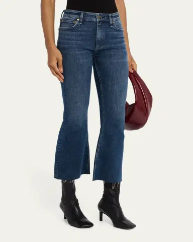 Rag & Bone Flexi Dahlia Mid-Rise Flare Jeans | Thumbnail 4