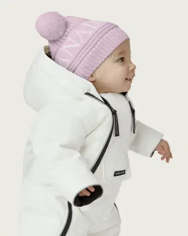Canada Goose Kid's Double Pompom Beanie Hat, Baby | Thumbnail 3