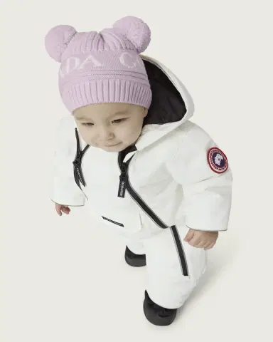 Canada Goose Kid's Double Pompom Beanie Hat, Baby | Thumbnail 4