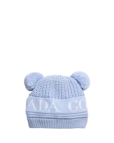 Canada Goose Kid's Double Pompom Beanie Hat, Baby | Thumbnail 1