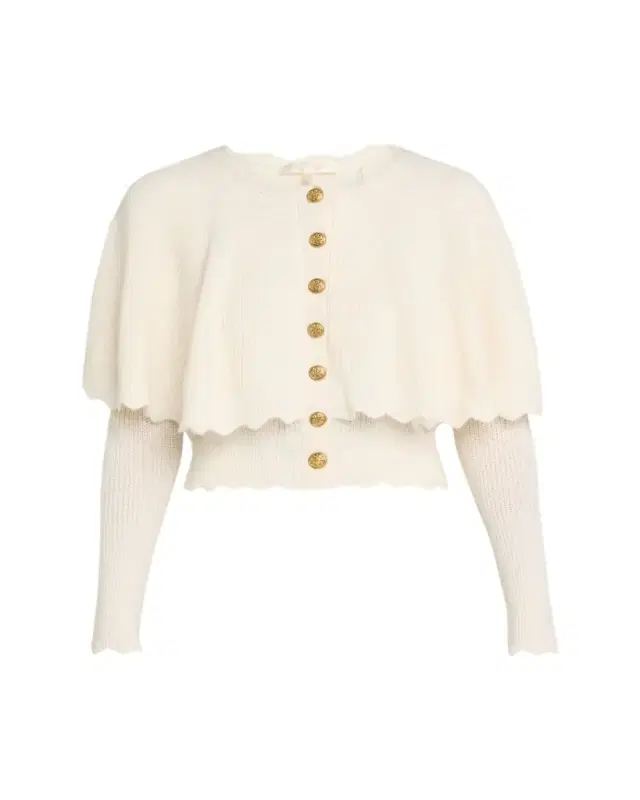 Daelyn Cashmere Cape Cardigan