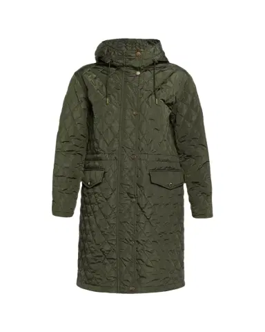Burberry Hillgate Quilted Long Hooded Jacket | Thumbnail 1 Burberry Hillgate Quilted Long Hooded Jacket | Thumbnail 1