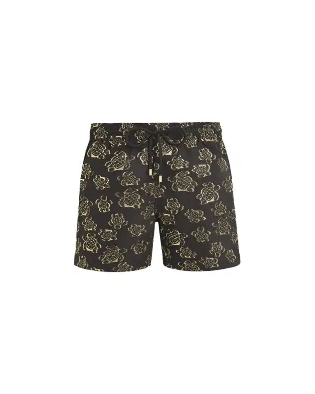 Men's Turtle-Print Swim Shorts