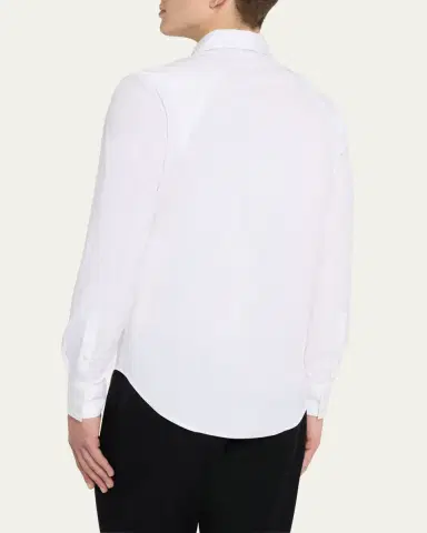 Alexander McQueen Men's Logo-Tape Harness Dress Shirt | Thumbnail 3