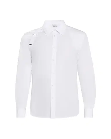 Alexander McQueen Men's Logo-Tape Harness Dress Shirt | Thumbnail 1