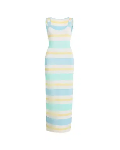 SEROYA Jasmine Striped Knit Maxi Dress | Thumbnail 1 SEROYA Jasmine Striped Knit Maxi Dress | Thumbnail 1