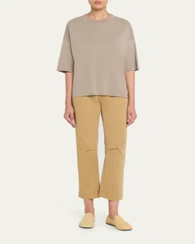Jamie Haller The Hammer Loop Barrel-Leg Crop Carpenter Pants | Thumbnail 2 Jamie Haller The Hammer Loop Barrel-Leg Crop Carpenter Pants | Thumbnail 2