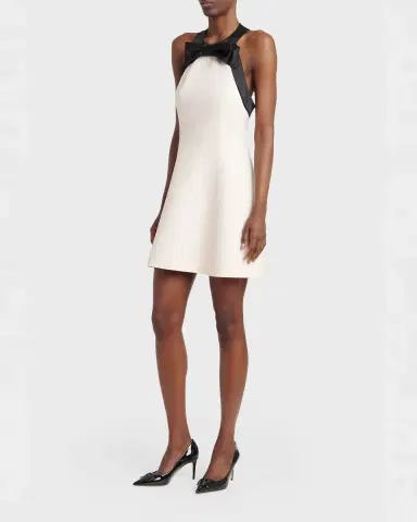 Valentino Garavani Bow-Accented Mini Dress | Thumbnail 3