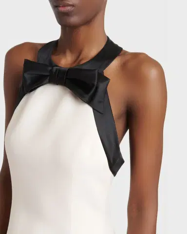 Valentino Garavani Bow-Accented Mini Dress | Thumbnail 4