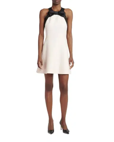 Valentino Garavani Bow-Accented Mini Dress | Thumbnail 1