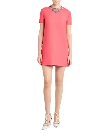 Valentino Garavani Crystal Embroidered Wool-Silk Mini Dress | Thumbnail 1 Valentino Garavani Crystal Embroidered Wool-Silk Mini Dress | Thumbnail 1