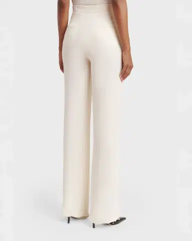 Valentino Garavani Silk Straight Trousers | Thumbnail 2 Valentino Garavani Silk Straight Trousers | Thumbnail 2