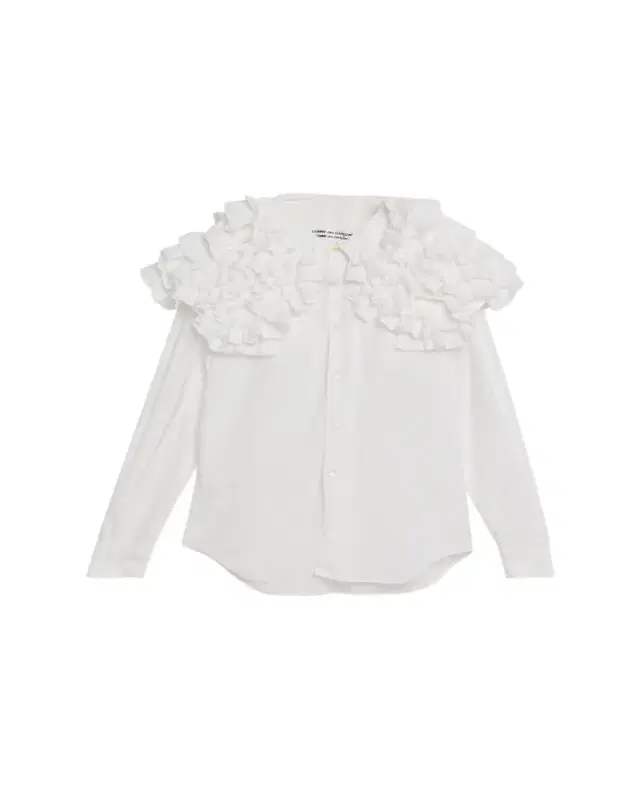 Comme des Garçons Comme des Garçons Ruffled Button-Front Blouse