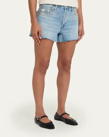 RE/DONE The Breezy Denim Shorts | Thumbnail 4