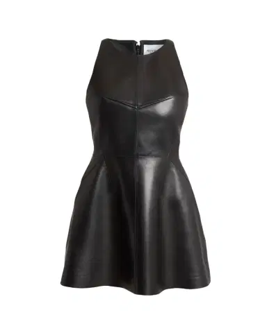 Givenchy Racerback Mini Leather Dress | Thumbnail 1 Givenchy Racerback Mini Leather Dress | Thumbnail 1