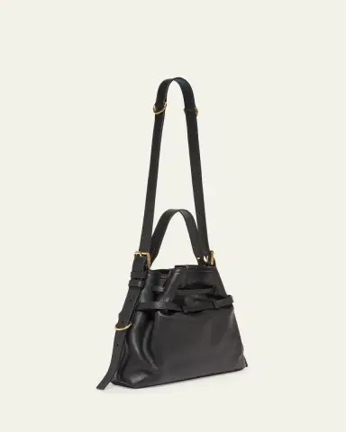 Givenchy Voyou Small Buckle Shoulder Bag in Leather | Thumbnail 3 Givenchy Voyou Small Buckle Shoulder Bag in Leather | Thumbnail 3