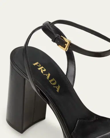 Prada 115mm Nappa Leather Platform Sandals | Thumbnail 5 Prada 115mm Nappa Leather Platform Sandals | Thumbnail 5