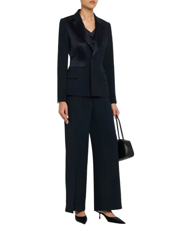 Jason Wu Collection Tailored Satin-Trim Blazer
