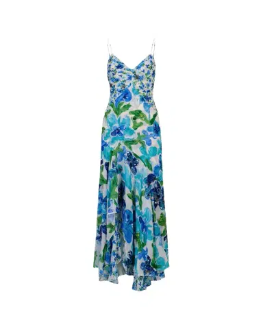 Diane von Furstenberg Eileen Beaded Floral-Print Maxi Dress | Thumbnail 1 Diane von Furstenberg Eileen Beaded Floral-Print Maxi Dress | Thumbnail 1