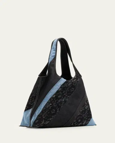 3.1 Phillip Lim Patchwork Lace & Denim Market Tote Bag | Thumbnail 3 3.1 Phillip Lim Patchwork Lace & Denim Market Tote Bag | Thumbnail 3