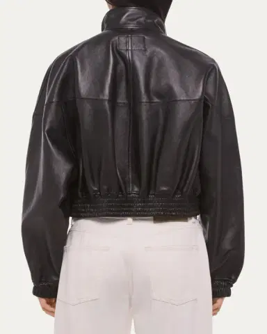 Helmut Lang Leather Bomber Jacket | Thumbnail 3 Helmut Lang Leather Bomber Jacket | Thumbnail 3